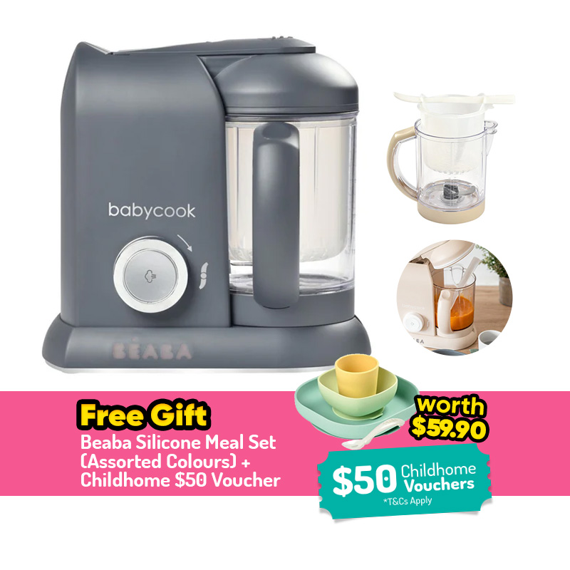 Beaba Babycook Solo Baby Food Processor + FREE GIFT